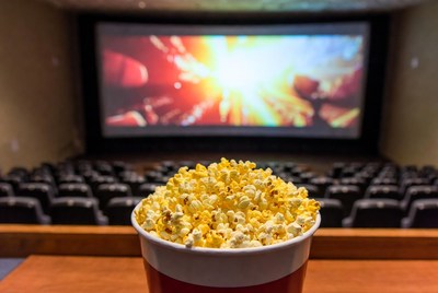 Popcorn in Cinema Theater