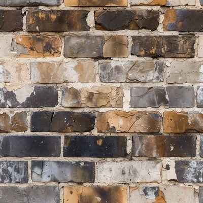 Old weathered brick wall texture