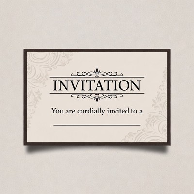 Elegant Invitation Card Template