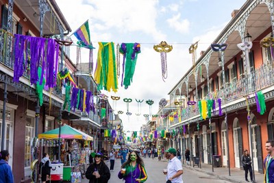 Mardi Gras Street Parade in New Orleans