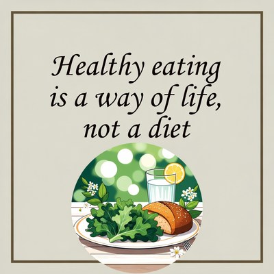 Healthy Eating Way of Life Quote