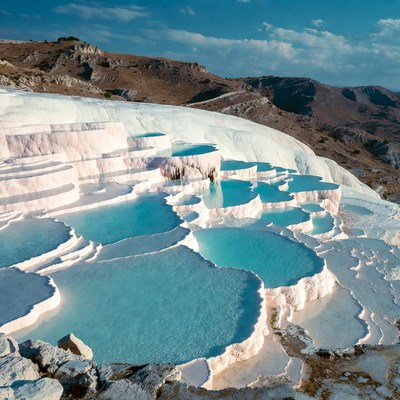 Pamukkale Travertine Terraces Turkey