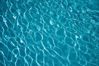Turquoise Pool Water Ripples