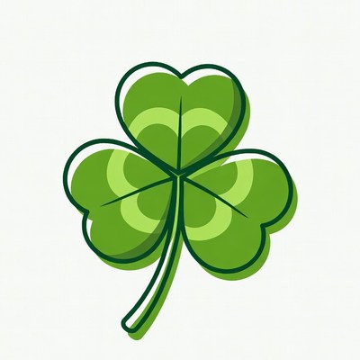 Four-leaf clover illustration