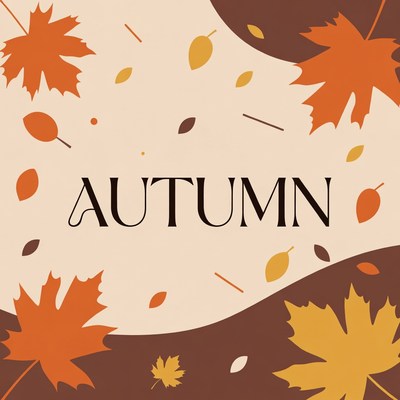 Autumn Leaves Falling Illustration