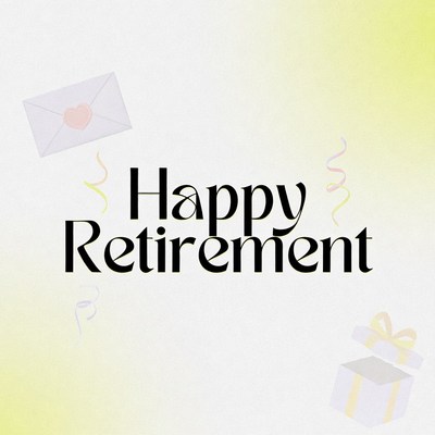 Happy Retirement greeting card