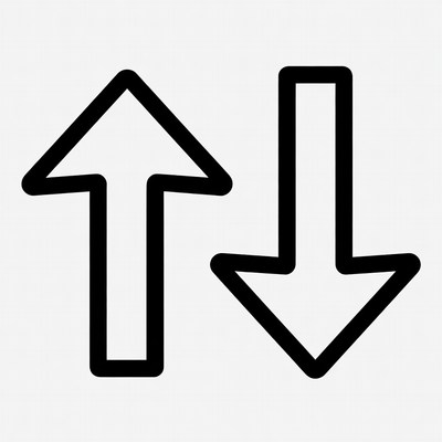 Up and Down Arrows Icon
