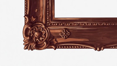 Ornate Wooden Picture Frame