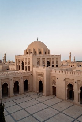 Grand Islamic Mosque Courtyard