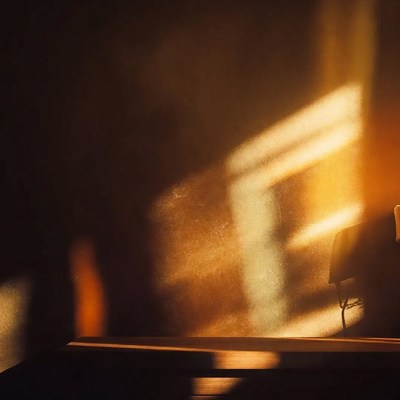 Sunlight streaming through window