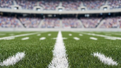Football Field Stadium Crowd
