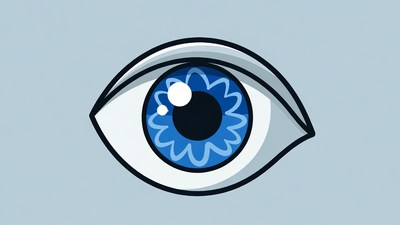 Blue Eye Illustration