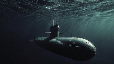 Submarine Underwater in Ocean