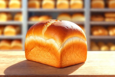 Fresh Golden Bread Loaf