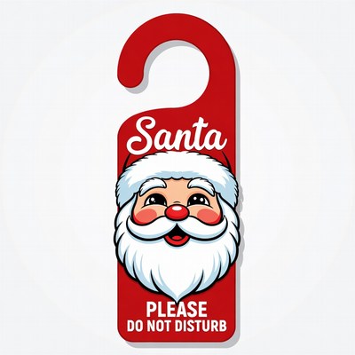 Santa Do Not Disturb Door Hanger