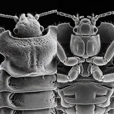 Bedbug SEM Micrograph Side Views