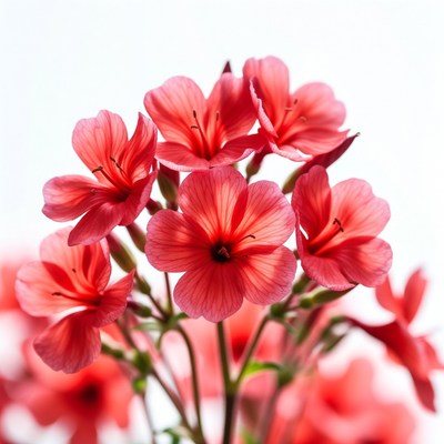 Pink Geranium Flowers Bouquet