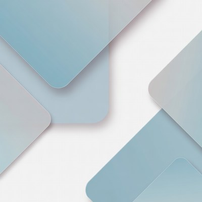 Blue Gradient Overlapping Shapes