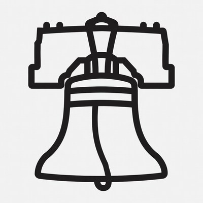 Liberty Bell Outline Icon
