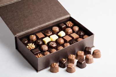Open Box of Assorted Chocolates