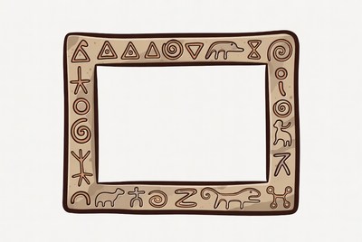 Primitive Glyph Border Frame