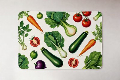 Colorful Vegetables Illustration Pattern