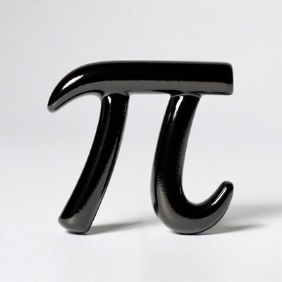Shiny Black Pi Symbol