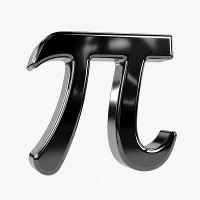 Shiny Black Pi Symbol