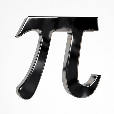 Shiny Black Pi Symbol