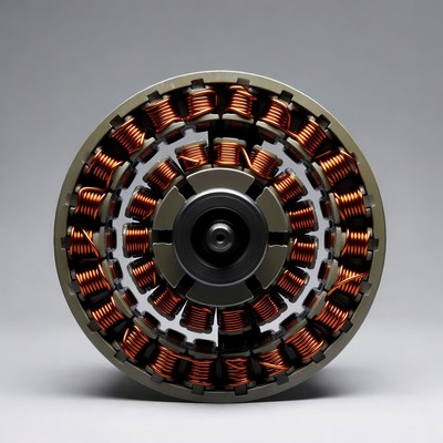 Electric Motor Close-Up