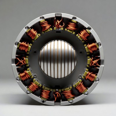 Brushless Electric Motor Closeup