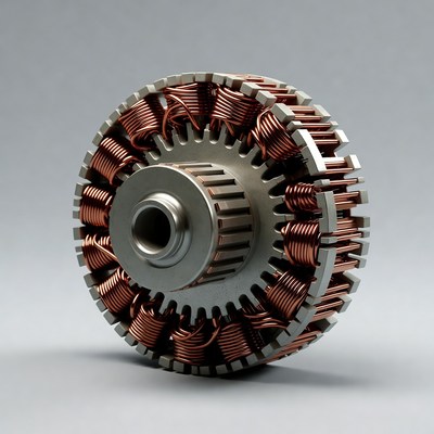 Electric Motor Closeup