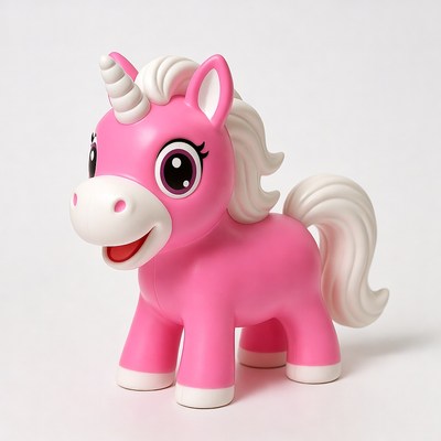 Cute Pink Unicorn Toy