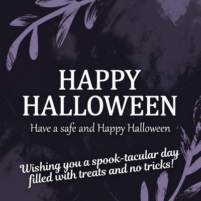 Happy Halloween Greeting Card