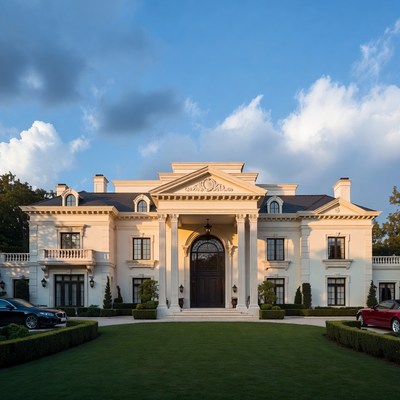Luxury Beaux-Arts Mansion Exterior