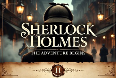 Sherlock Holmes Back View Poster