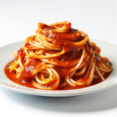 Spaghetti with Tomato Sauce