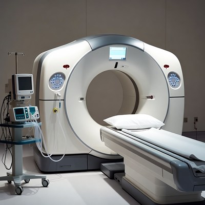 CT Scanner with Patient Bed