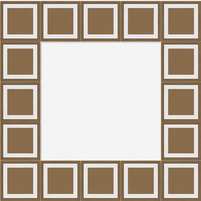 Empty Picture Frames Grid