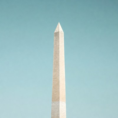 Washington Monument against blue sky