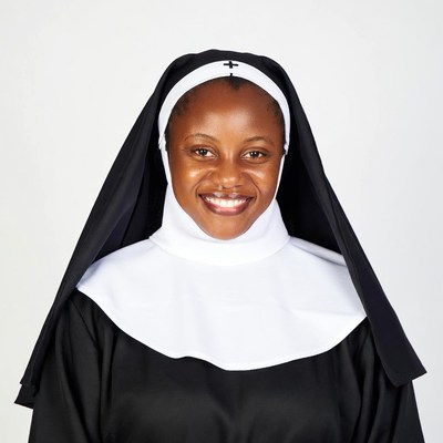 Smiling African-American nun portrait