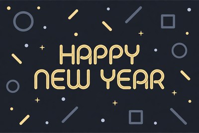 Happy New Year Illustration