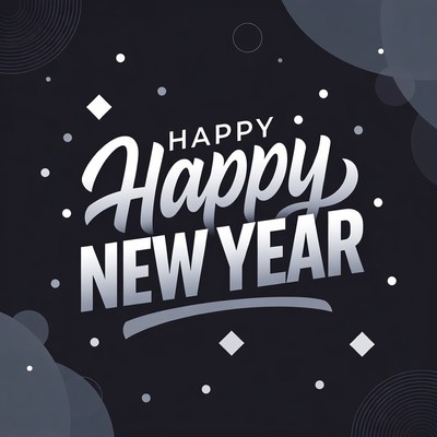 Happy New Year Illustration