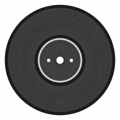 Black Vinyl Record