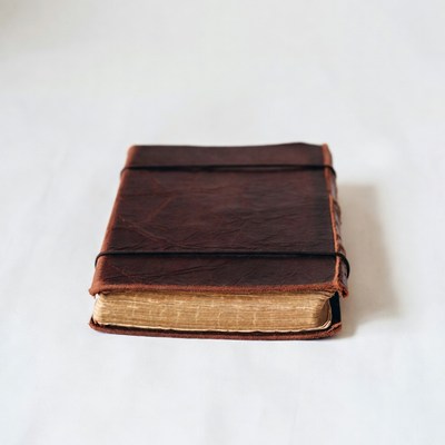 Vintage Leather Bound Book
