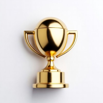 Shiny Gold Trophy Cup