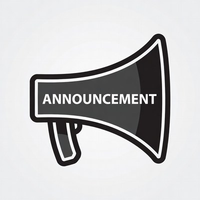 Announcement Megaphone Clipart