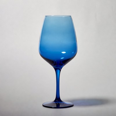Blue Wine Glass