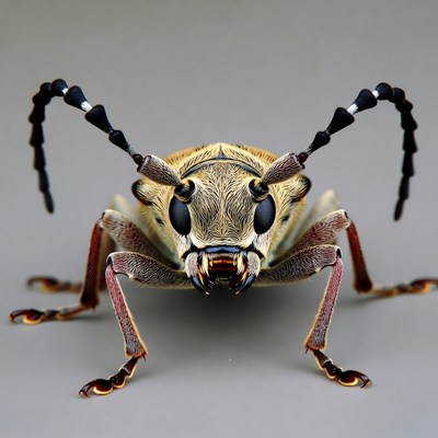 Close-up of longhorn beetle