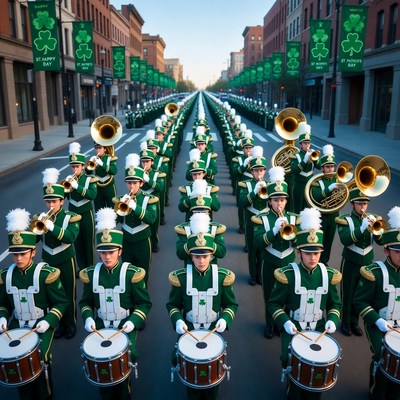 St. Patrick's Day Marching Band Parade